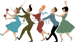 41712123-group-of-people-dressed-in-late-1950s-early-1960s-fashion-dancing-conga-with-maracas-party-whistle-a