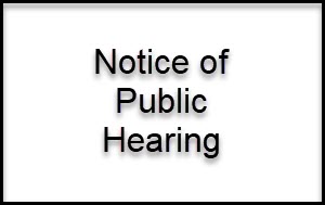 Notice of Public Hearing -FY2024